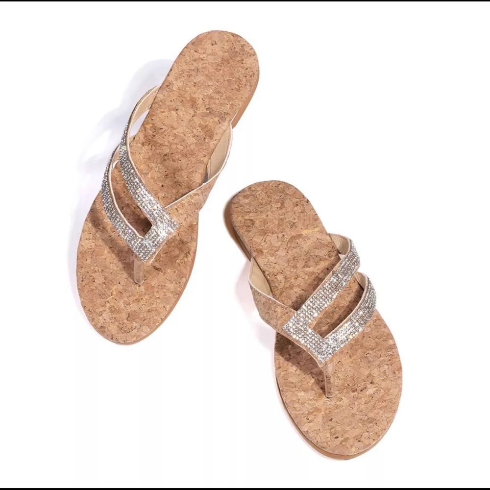Women's   Summer Bling Flip Flops Slippers Elegant